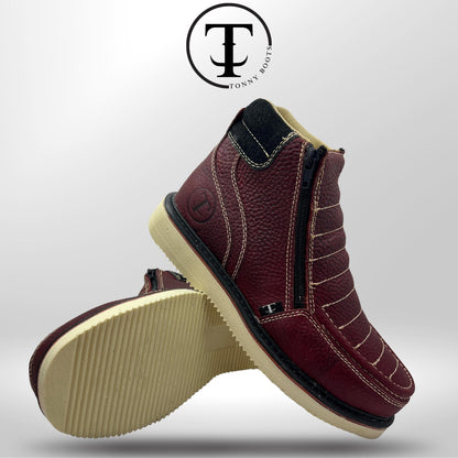 •Piel:Floter •Color:Vino •Suela:Mil Rayas