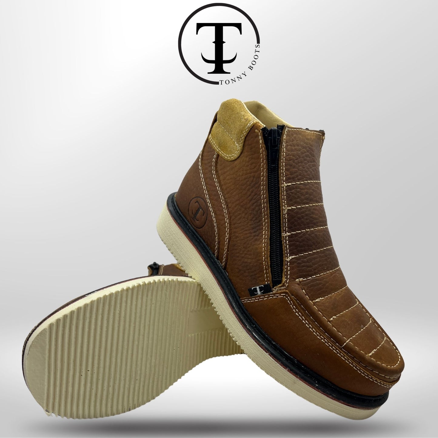 •Piel:Floter •Color:Miel •Suela:Mil Rayas