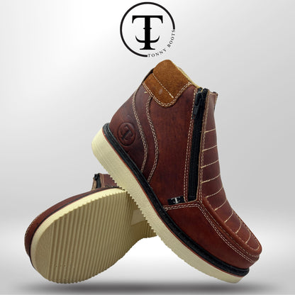 •Piel:Crazy •Color:Shedrón •Suela:Mil Rayas