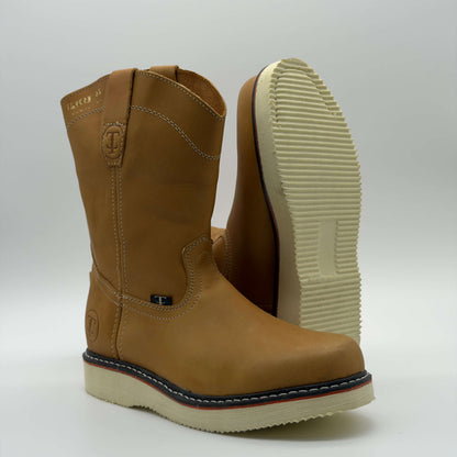 Bota de Trabajo Roper Crazy Miel Mil Rayas