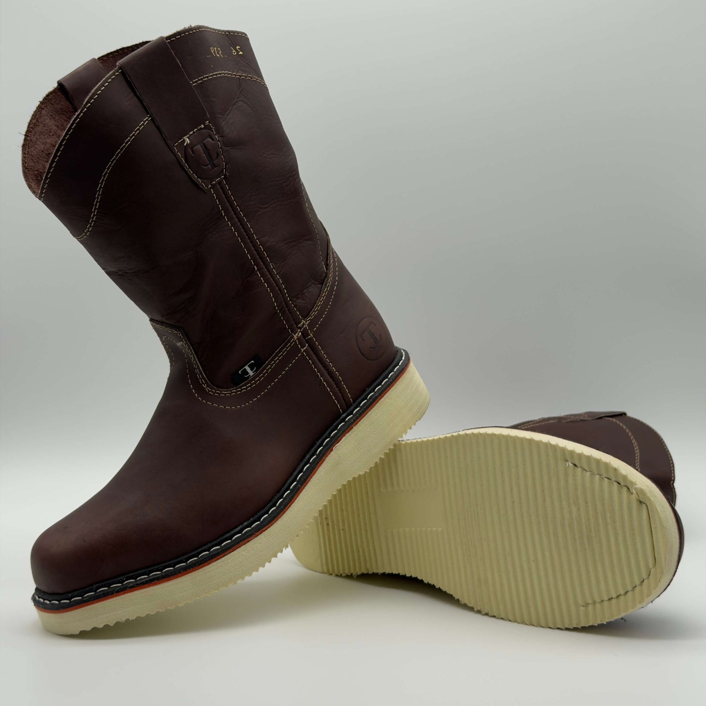 Bota de Trabajo Roper Crazy Café Mil Rayas