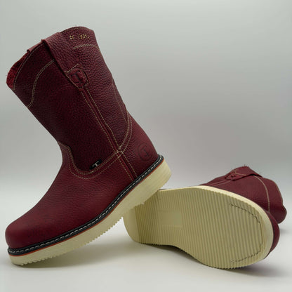 Bota de Trabajo Roper Floter Vino Mil Rayas