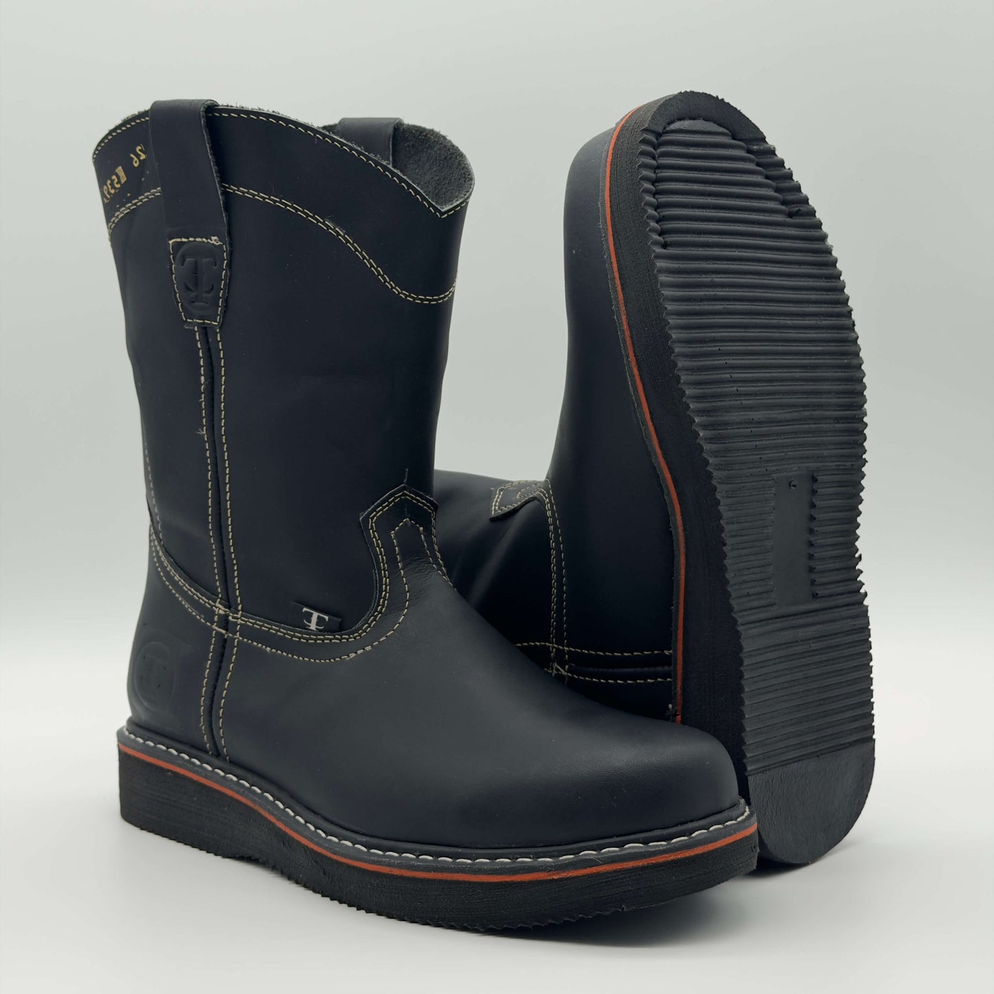 Bota de Trabajo Roper Crazy Negro Mil Rayas