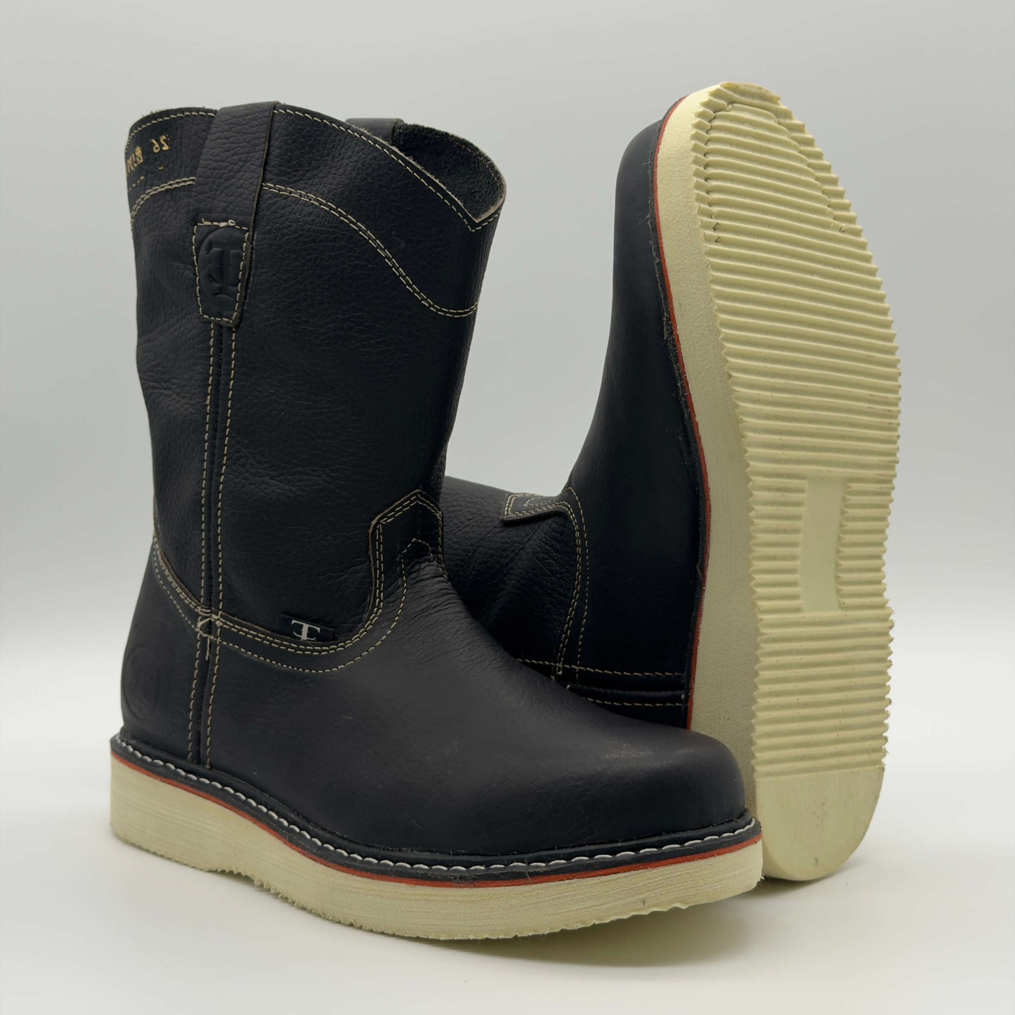 Bota de Trabajo Roper Floter Negro Mil Rayas