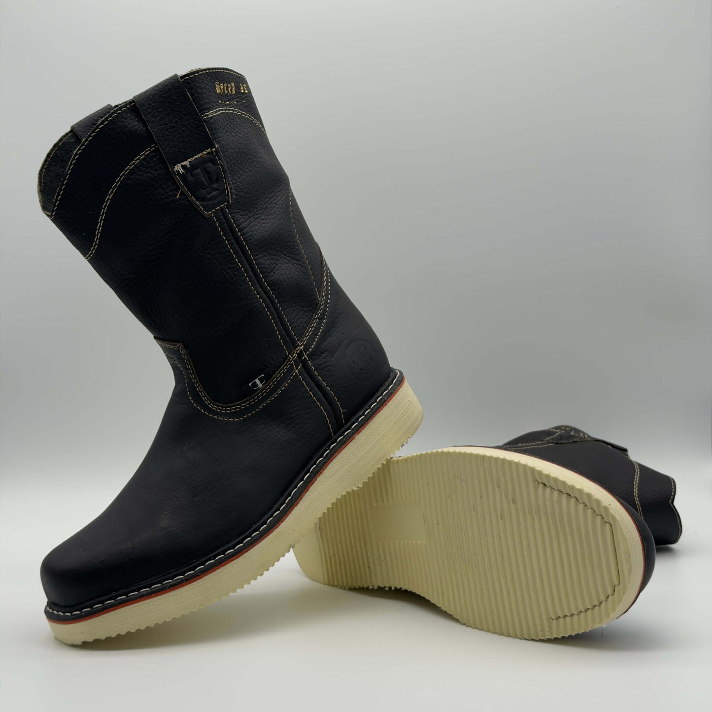 Bota de Trabajo Roper Floter Negro Mil Rayas