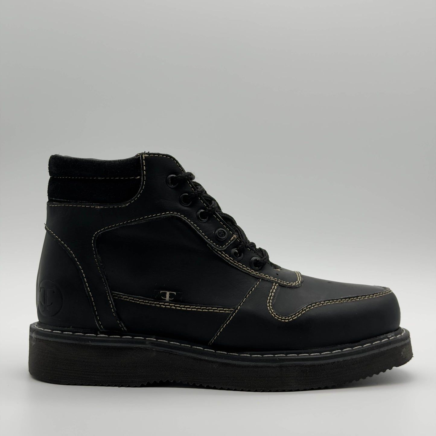 Zapato de Trabajo Cintas Crazy Negro Mil Rayas