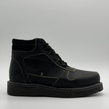 Zapato de Trabajo Cintas Crazy Negro Mil Rayas