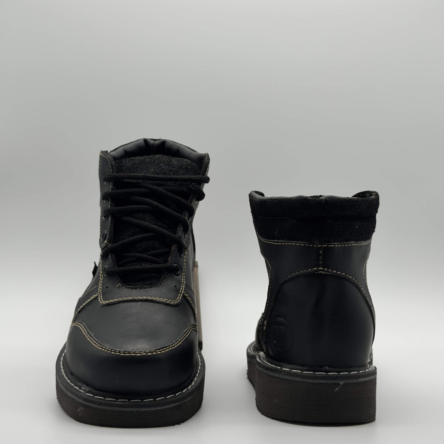 Zapato de Trabajo Cintas Crazy Negro Mil Rayas