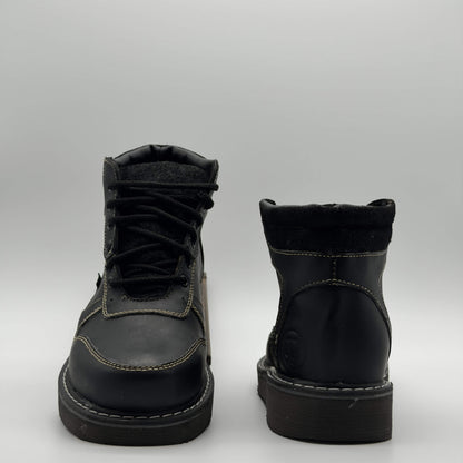 Zapato de Trabajo Cintas Crazy Negro Mil Rayas