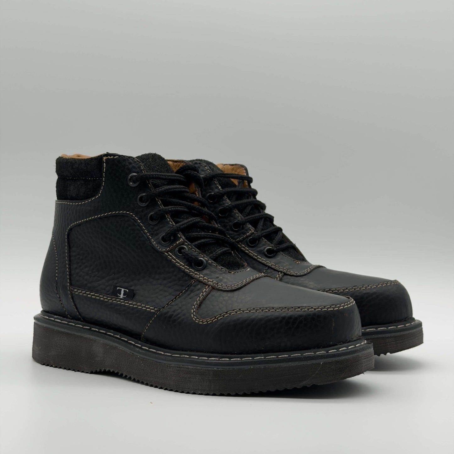 Zapato de Trabajo Cintas Floter Negro Mil Rayas
