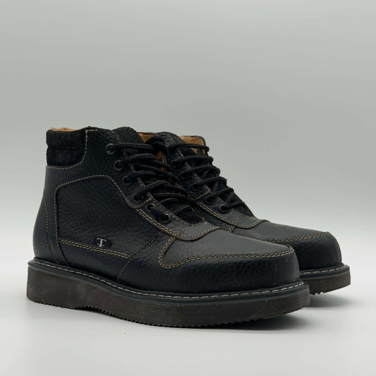 Zapato de Trabajo Cintas Floter Negro Mil Rayas
