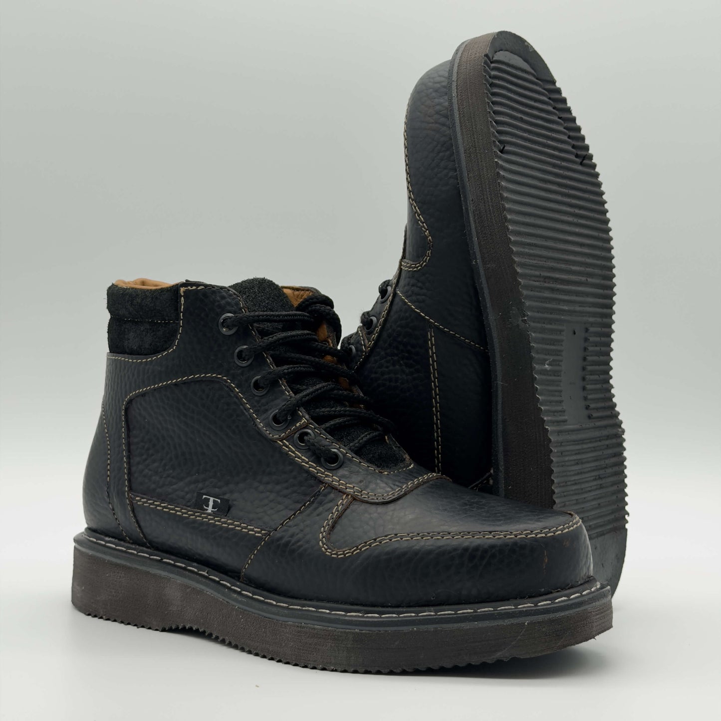 Zapato de Trabajo Cintas Floter Negro Mil Rayas