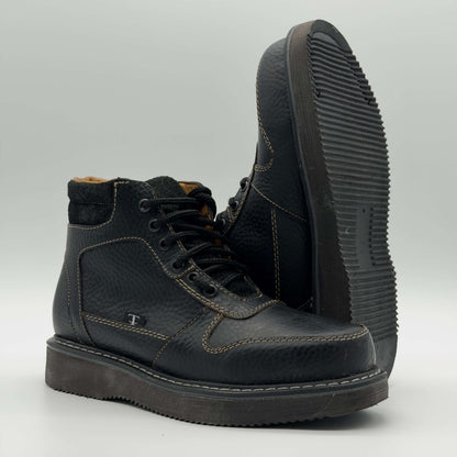 Zapato de Trabajo Cintas Floter Negro Mil Rayas