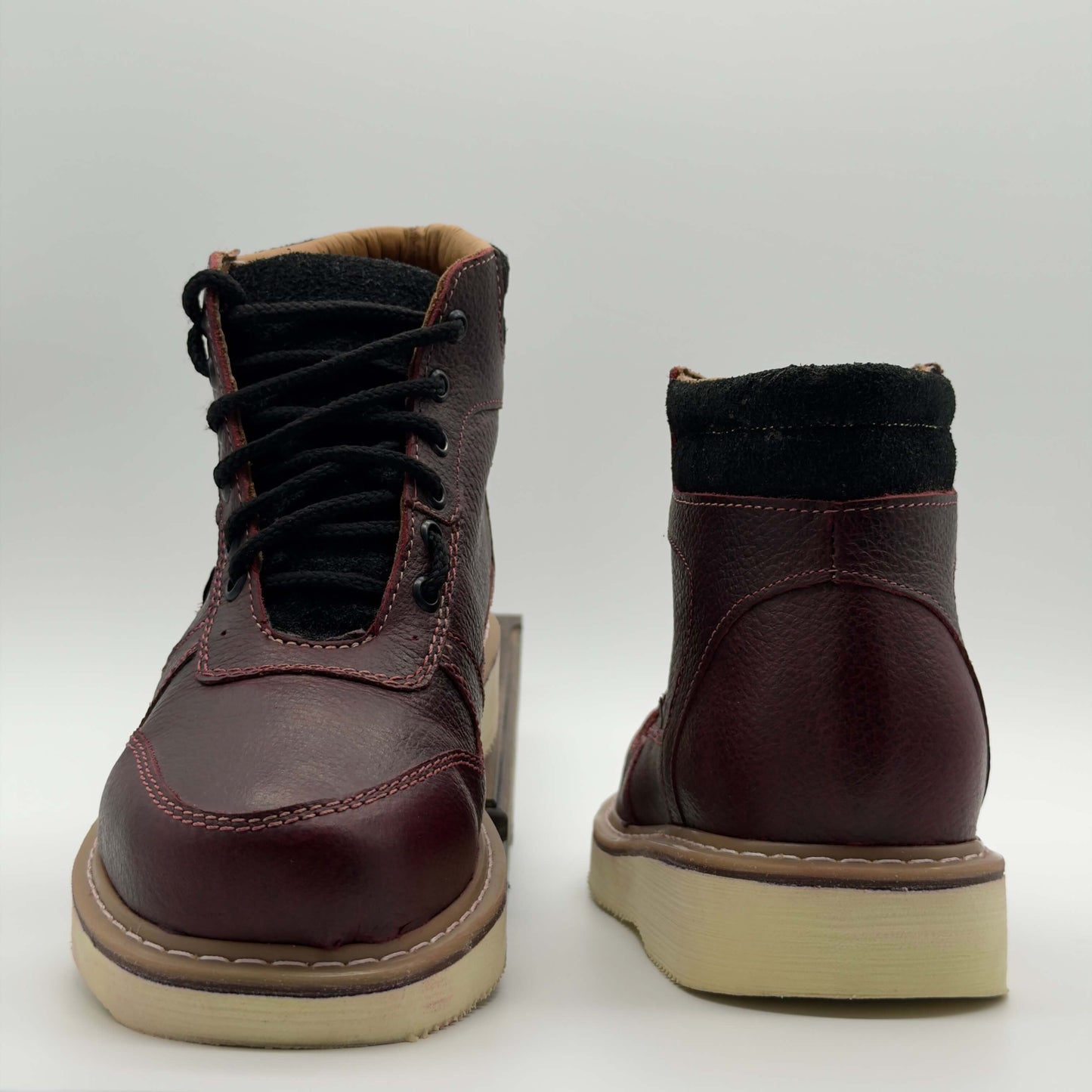 Zapato de Trabajo Cintas Floter Vino Mil Rayas