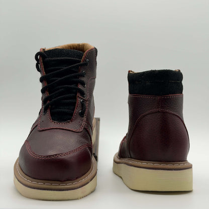 Zapato de Trabajo Cintas Floter Vino Mil Rayas