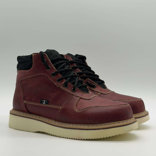 Zapato de Trabajo Cintas Crazy Vino Mil Rayas