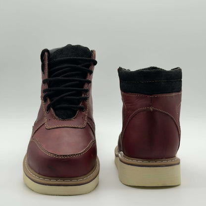 Zapato de Trabajo Cintas Crazy Vino Mil Rayas