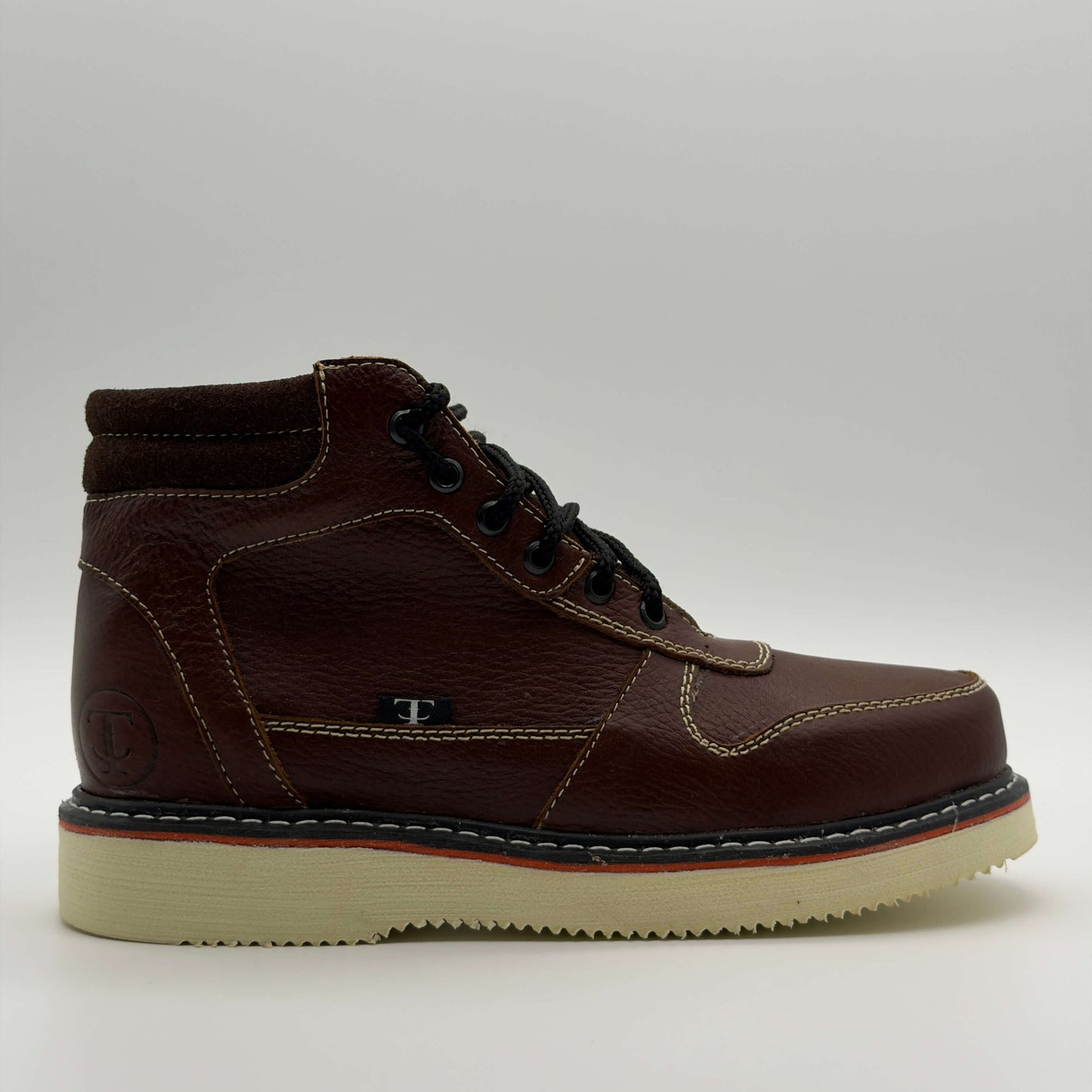 Zapato de Trabajo Cintas Floter Café Mil Rayas