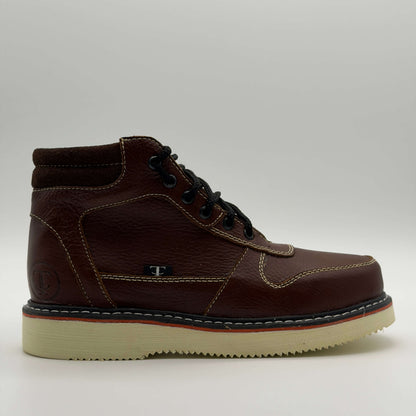 Zapato de Trabajo Cintas Floter Café Mil Rayas