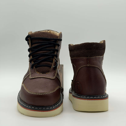 Zapato de Trabajo Cintas Floter Café Mil Rayas