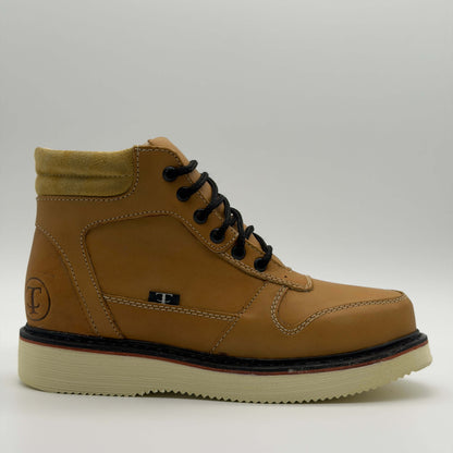 Zapato de Trabajo Cintas Crazy Miel Mil Rayas