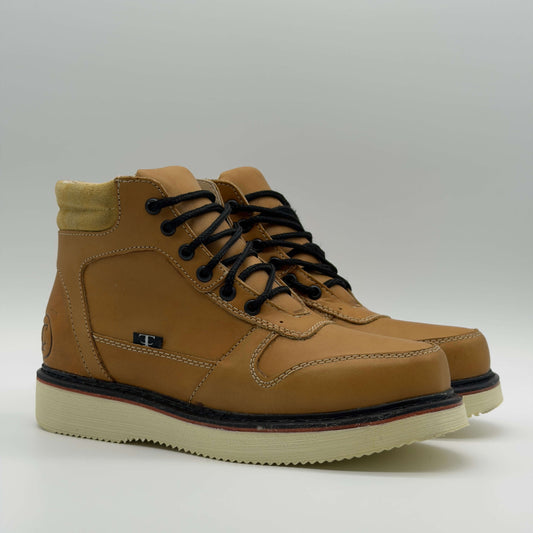 Zapato de Trabajo Cintas Crazy Miel Mil Rayas