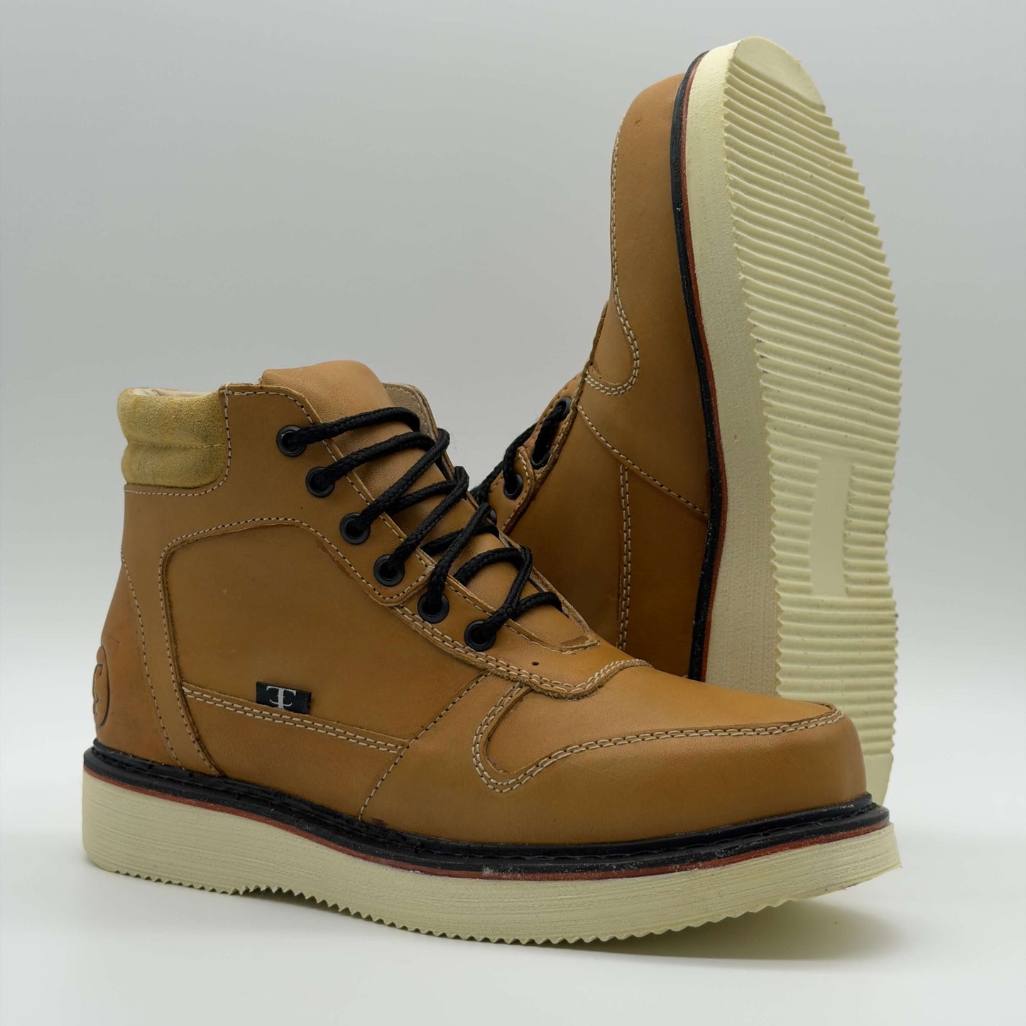 Zapato de Trabajo Cintas Crazy Miel Mil Rayas