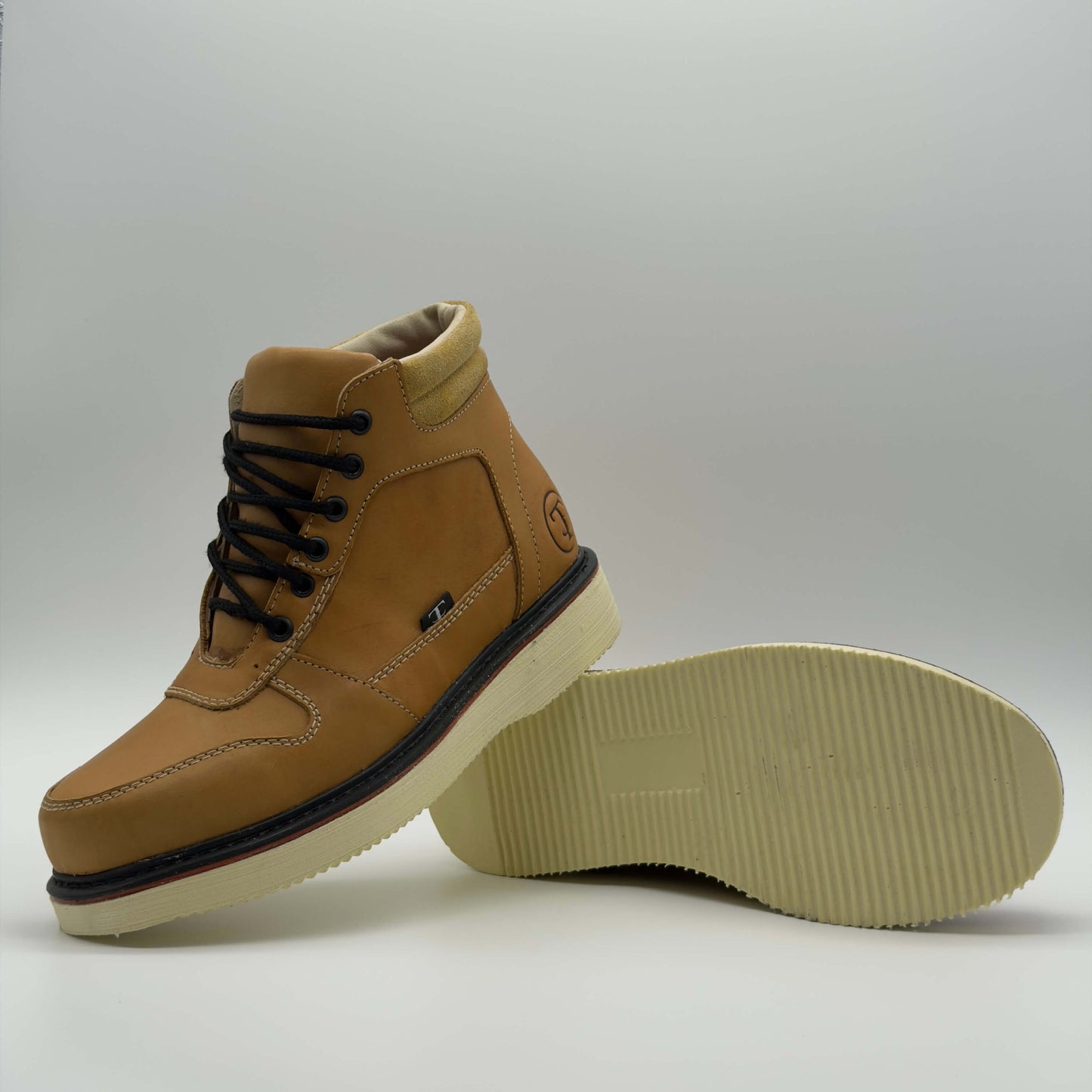 Zapato de Trabajo Cintas Crazy Miel Mil Rayas