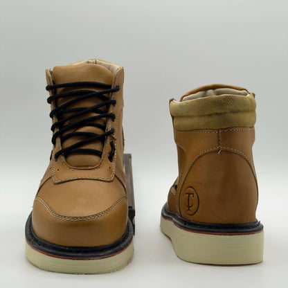Zapato de Trabajo Cintas Crazy Miel Mil Rayas