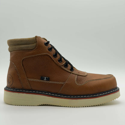 Zapato de Trabajo Cintas Floter Miel Mil Rayas