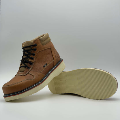 Zapato de Trabajo Cintas Floter Miel Mil Rayas