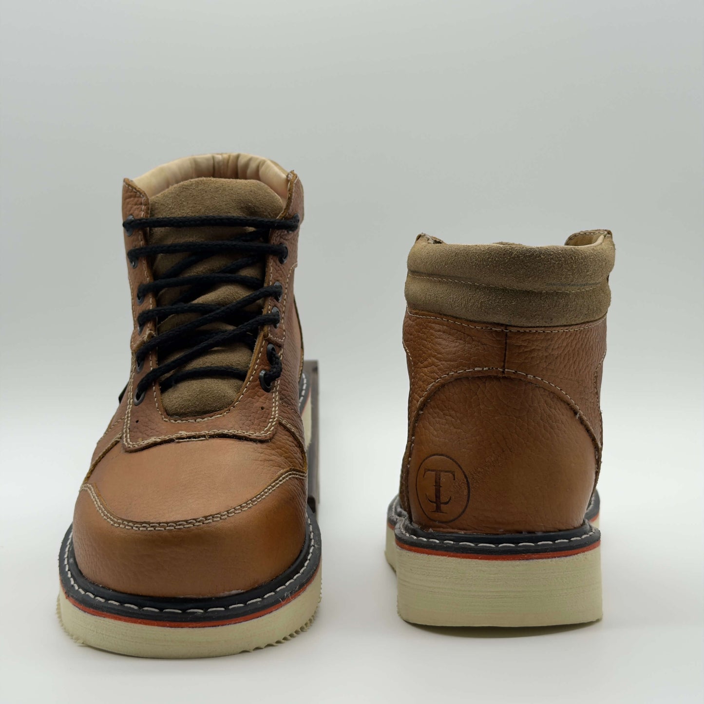 Zapato de Trabajo Cintas Floter Miel Mil Rayas
