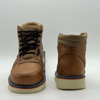 Zapato de Trabajo Cintas Floter Miel Mil Rayas