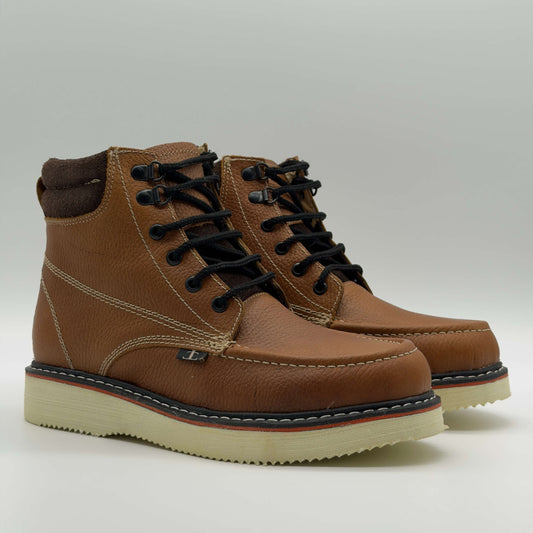 Zapato de Trabajo Cintas Bordado Floter Miel Mil Rayas
