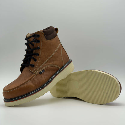 Zapato de Trabajo Cintas Bordado Floter Miel Mil Rayas