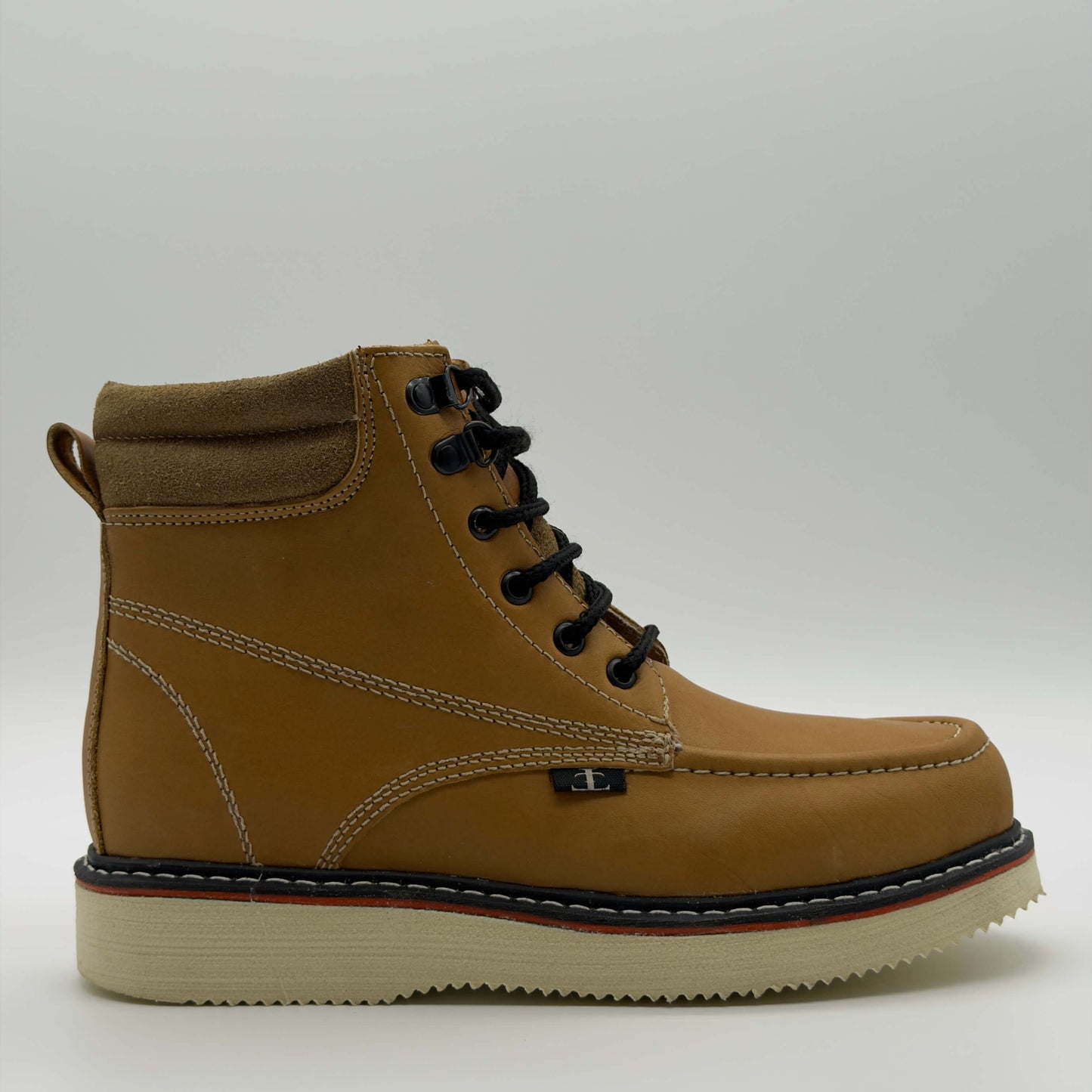 Zapato de Trabajo Cintas Bordado Crazy Miel Mil Rayas