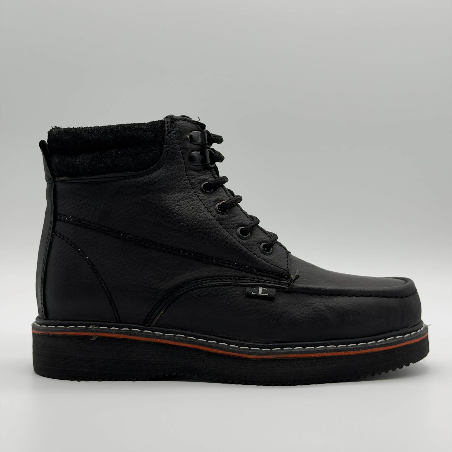 Zapato de Trabajo Cintas Bordado Floter Negro Mil Rayas