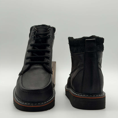 Zapato de Trabajo Cintas Bordado Floter Negro Mil Rayas